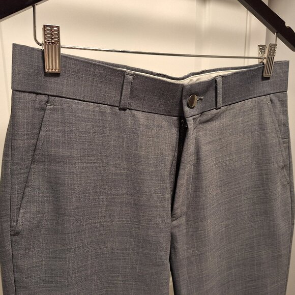 State & Liberty Athletic Fit Suit Pants - Heathered Grey - Picture 3 of 6